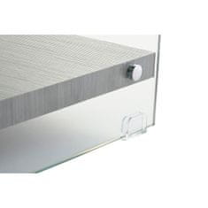 DKD Home Decor Sredinska miza DKD Home Decor Siva Transparent Crystal MDF Wood 130 x 65 x 35,5 cm