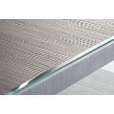 DKD Home Decor Sredinska miza DKD Home Decor Siva Transparent Crystal MDF Wood 130 x 65 x 35,5 cm