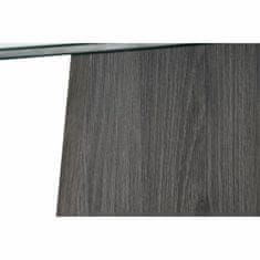 DKD Home Decor Jedilna miza DKD Home Decor Crystal Grey Metal Transparent 160 x 90 x 75 cm 30 x 40 cm MDF Wood
