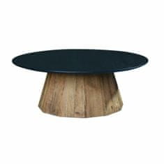 DKD Home Decor Sredinska miza DKD Home Decor Črna Naravni les Pinewood Recikliran les 90 x 90 x 32,5 cm