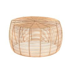 DKD Home Decor Sredinska mizica DKD Home Decor Naravna kovina polipropilen 70 x 70 x 38 cm