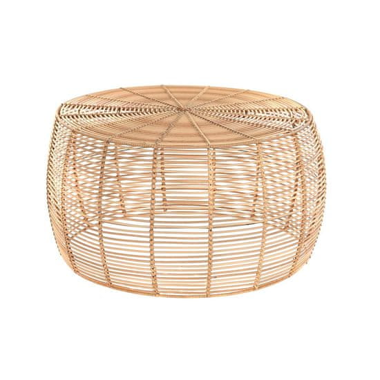 DKD Home Decor Sredinska mizica DKD Home Decor Naravna kovina polipropilen 70 x 70 x 38 cm