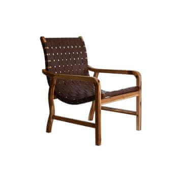 DKD Home Decor Fotelj DKD Home Decor Brown Teak 66 x 73 x 96 cm