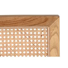 DKD Home Decor Jedilni stol DKD Home Decor Natural Teak Rattan (58 x 56 x 82 cm)