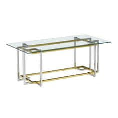 DKD Home Decor Miza DKD Home Decor Dvobarvno kristalno jeklo 100 x 100 x 45 cm