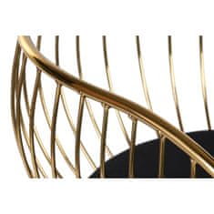 DKD Home Decor Stol DKD Home Decor Golden Polyester Velvet Steel (56 x 56 x 72 cm)