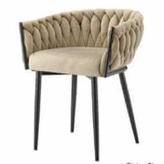 DKD Home Decor Stol DKD Home Decor 56 x 62 x 74 cm bež zlata