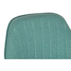 DKD Home Decor Stol DKD Home Decor Golden Metal Polyester Green (55 x 55,5 x 88 cm)