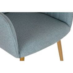 DKD Home Decor Jedilni stol DKD Home Decor 55 x 55,5 x 88 cm Modra zlata kovina