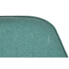 DKD Home Decor Stol DKD Home Decor Golden Metal Polyester Green (55 x 55,5 x 88 cm)