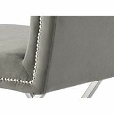 DKD Home Decor Stol DKD Home Decor Grey Polyester Steel (53 x 72 x 77 cm)