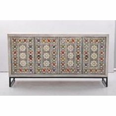 DKD Home Decor Sredinska miza DKD Home Decor Kovina Mango les (116 x 60 x 51 cm)