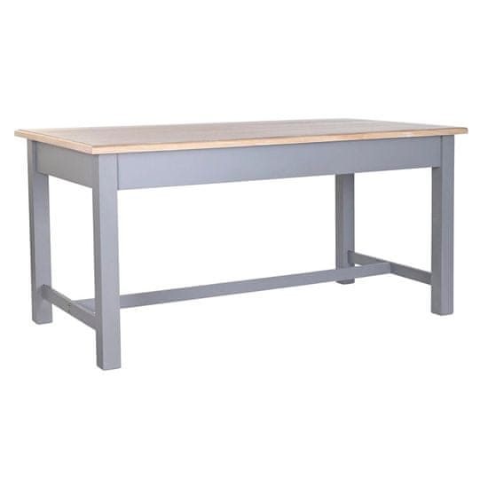 DKD Home Decor Jedilna miza DKD Home Decor Siva Naravni les Paolownia les MDF Les 161,5 x 81,5 x 78 cm 161,5 x 81,5 x 78 cm