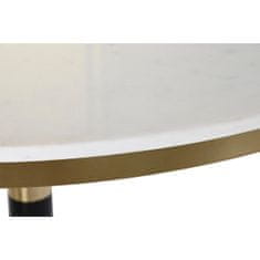 DKD Home Decor Jedilna miza DKD Home Decor 93 x 93 x 79,5 cm Črna zlata kovina Beli marmor