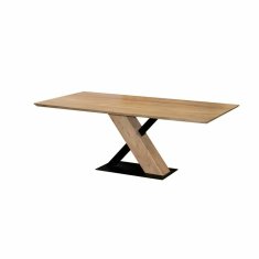 DKD Home Decor Jedilna miza DKD Home Decor Natural Metal Acacia 200 x 100 x 76 cm