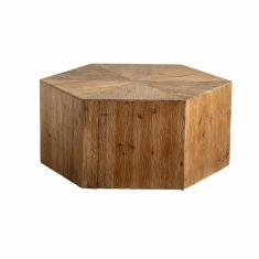 DKD Home Decor Stranska mizica DKD Home Decor Rjava Naravna Svetlo rjava Les 80 x 80 x 36 cm 80 x 69 x 36 cm