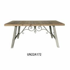 DKD Home Decor Jedilna miza DKD Home Decor Fir Natural Metal (190 x 90 x 76 cm)
