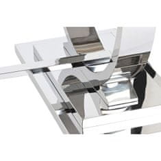 DKD Home Decor Jedilna miza DKD Home Decor Silver White Steel Marble (180 x 90 x 75 cm)