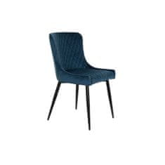 DKD Home Decor Jedilni stol DKD Home Decor Blue Black 50 x 61 x 84 cm 52 x 61 x 84 cm
