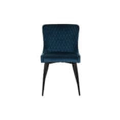 DKD Home Decor Jedilni stol DKD Home Decor Blue Black 50 x 61 x 84 cm 52 x 61 x 84 cm