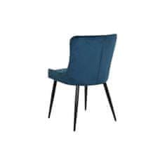 DKD Home Decor Jedilni stol DKD Home Decor Blue Black 50 x 61 x 84 cm 52 x 61 x 84 cm