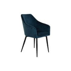 DKD Home Decor Stol DKD Home Decor Modra črna dvobarvna 57,5 x 62 x 88 cm 57 x 61 x 93 cm