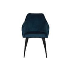 DKD Home Decor Stol DKD Home Decor Modra črna dvobarvna 57,5 x 62 x 88 cm 57 x 61 x 93 cm