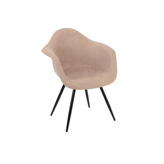 DKD Home Decor Jedilni stol DKD Home Decor Bež 53 x 52,5 x 82 cm 63 x 70 x 83 cm