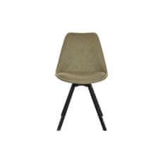 DKD Home Decor Jedilni stol DKD Home Decor Brown Black Green 48 x 58 x 84 cm