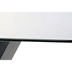 DKD Home Decor Jedilna miza DKD Home Decor Črni les Kaljeno steklo MDF Les 180 x 90 x 76 cm