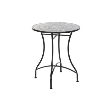 DKD Home Decor Stranska mizica DKD Home Decor Metal Stone (60 x 60 x 72 cm)