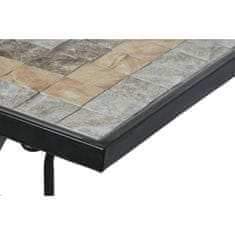 DKD Home Decor Miza DKD Home Decor Siva zunanja 140 x 70 x 75,5 cm Keramični kovanci