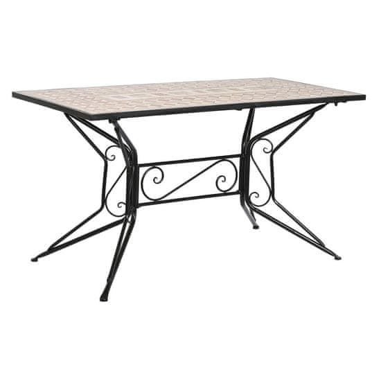 DKD Home Decor Miza DKD Home Decor Rjava zunanja keramika železarstvo (140 x 70 x 75,5 cm)