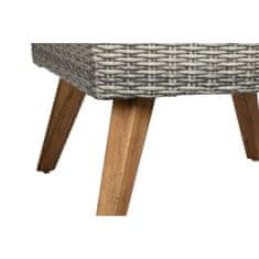 DKD Home Decor Garnitura mize s 3 fotelji DKD Home Decor črna 137 x 66 x 70 cm 93 x 52 x 37 cm 137 x 66 x 73 cm