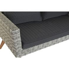 DKD Home Decor Garnitura mize s 3 fotelji DKD Home Decor črna 137 x 66 x 70 cm 93 x 52 x 37 cm 137 x 66 x 73 cm