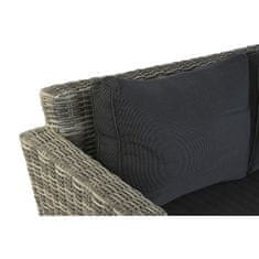 DKD Home Decor Garnitura mize s 3 fotelji DKD Home Decor črna 137 x 66 x 70 cm 93 x 52 x 37 cm 137 x 66 x 73 cm