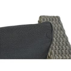 DKD Home Decor Garnitura mize s 3 fotelji DKD Home Decor črna 137 x 66 x 70 cm 93 x 52 x 37 cm 137 x 66 x 73 cm