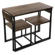 Versa Garnitura mize z 2 stoloma Inge Versa MDF Wood (45 x 75 x 89 cm)