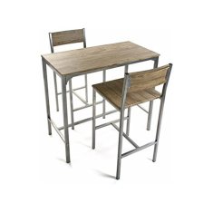 Versa Garnitura mize z 2 stoloma Versa MDF Wood (45 x 87 x 89 cm)