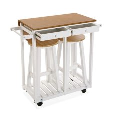 Versa Garnitura mize z 2 stoloma Flip-top (39,5 x 84 x 86 cm)