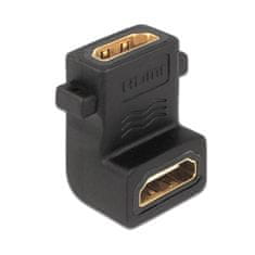Delock adapter HDMI Ž - HDMI Ž 19-pin kotni vijačenje 65510