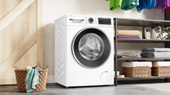 Bosch WNG254A0BY Serie 6 pralno-sušilni stroj, belo-črn