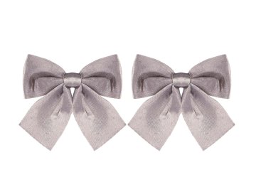 LAALU.cz Komplet 2 trakov: Luknjici srebrni sijajni 13 x 13 cm