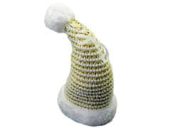 LAALU.cz Božičkova kapa za obešanje s kamenčki 17,5 cm