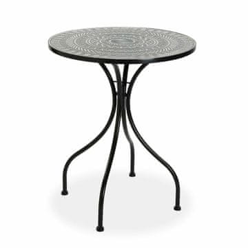 Versa Stranska mizica Versa Mosaic Circular Grey Metal (60 x 71 cm)
