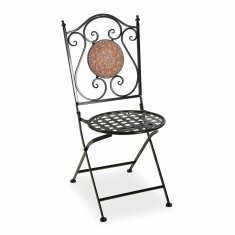 Versa Vrtni stol Versa Mosaic Red Multicolor Metal 50 x 92 x 39 cm