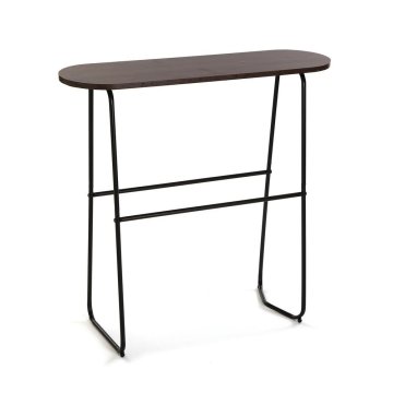Versa Dvorana Versa Črna kovina MDF les (30 x 75 x 80 cm)