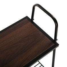 Versa Dvorana Versa Črna kovina MDF les (30 x 75 x 80 cm)