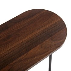 Versa Dvorana Versa Črna kovina MDF les (30 x 75 x 80 cm)