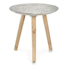 Gift Decor Stranska mizica Spirale 40 x 39 x 40 cm Les Rjava Bela